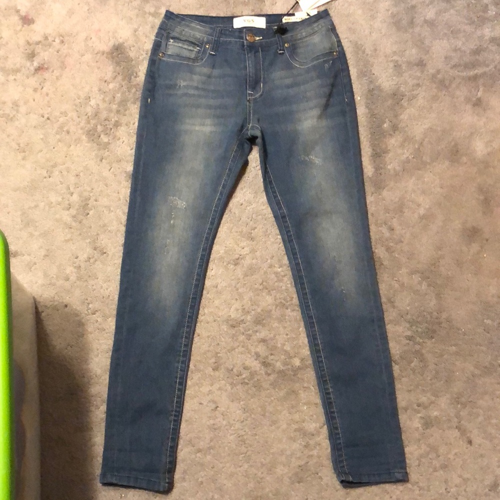 VGS Roll Up Skinny Jeans